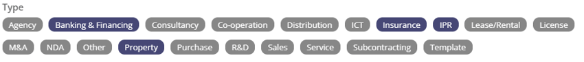 New contract types