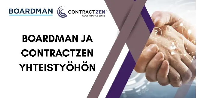 ContractZen ja Boardman yhteistyöhön hallitustyön kehittämiseksi