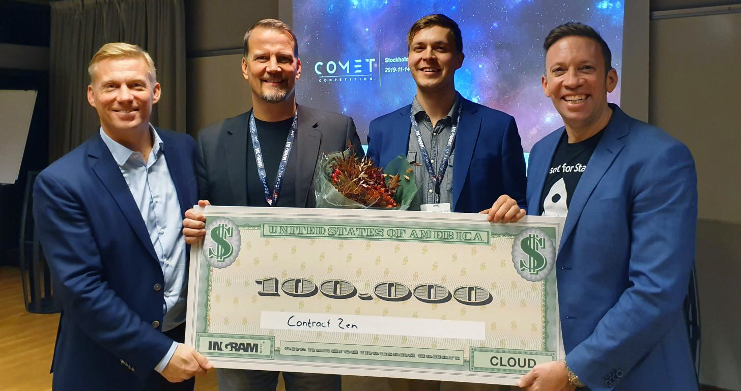 ContractZen voitti pohjoismaisen karsinnan maailman suurimmassa&nbsp;B2B startup-kisassa