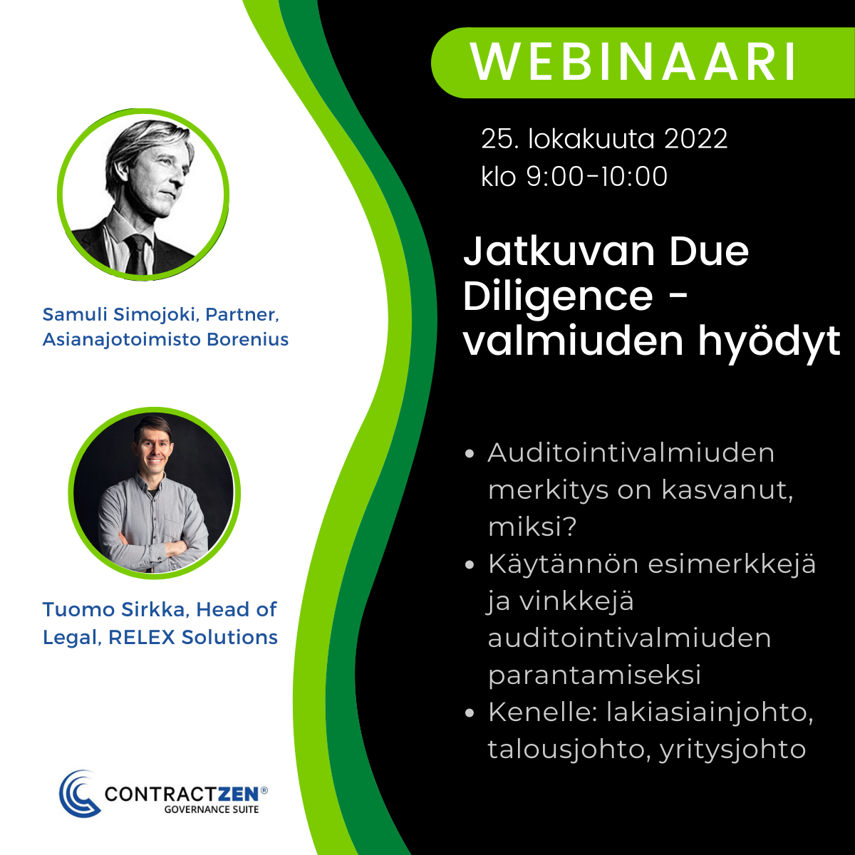 Webinaari: Jatkuva Due Diligence -valmius ja regulaatio